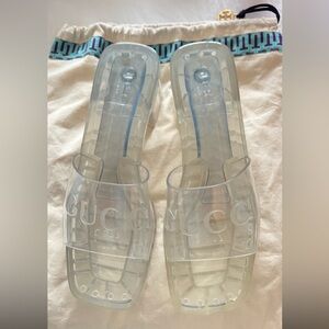 Gucci jelly sandals